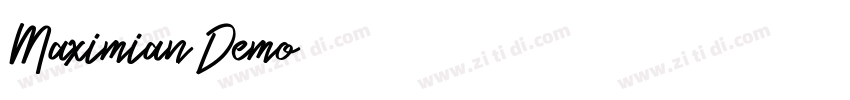 Maximian Demo字体转换